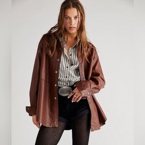 FREE PEOPLE EASY RIDER VEGAN TOP
